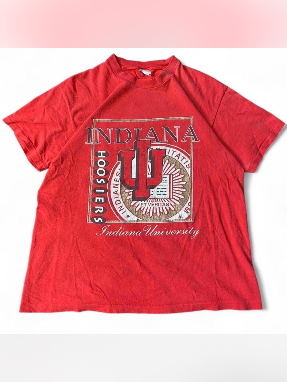 Vintage Indiana University Red Graphic Tee